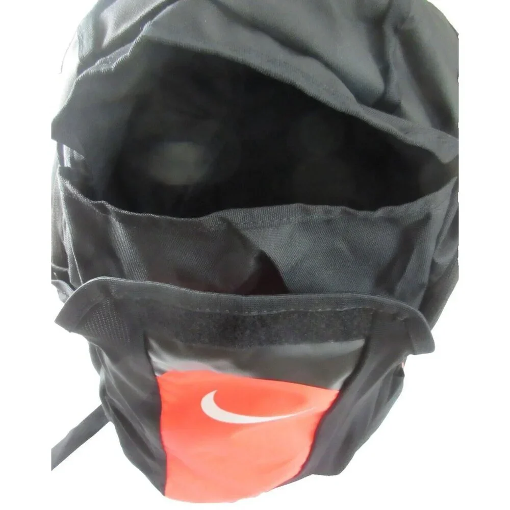 Nike Academy Team Sports Soccer Backpack Travel Bag Black Bright Crimson NWT